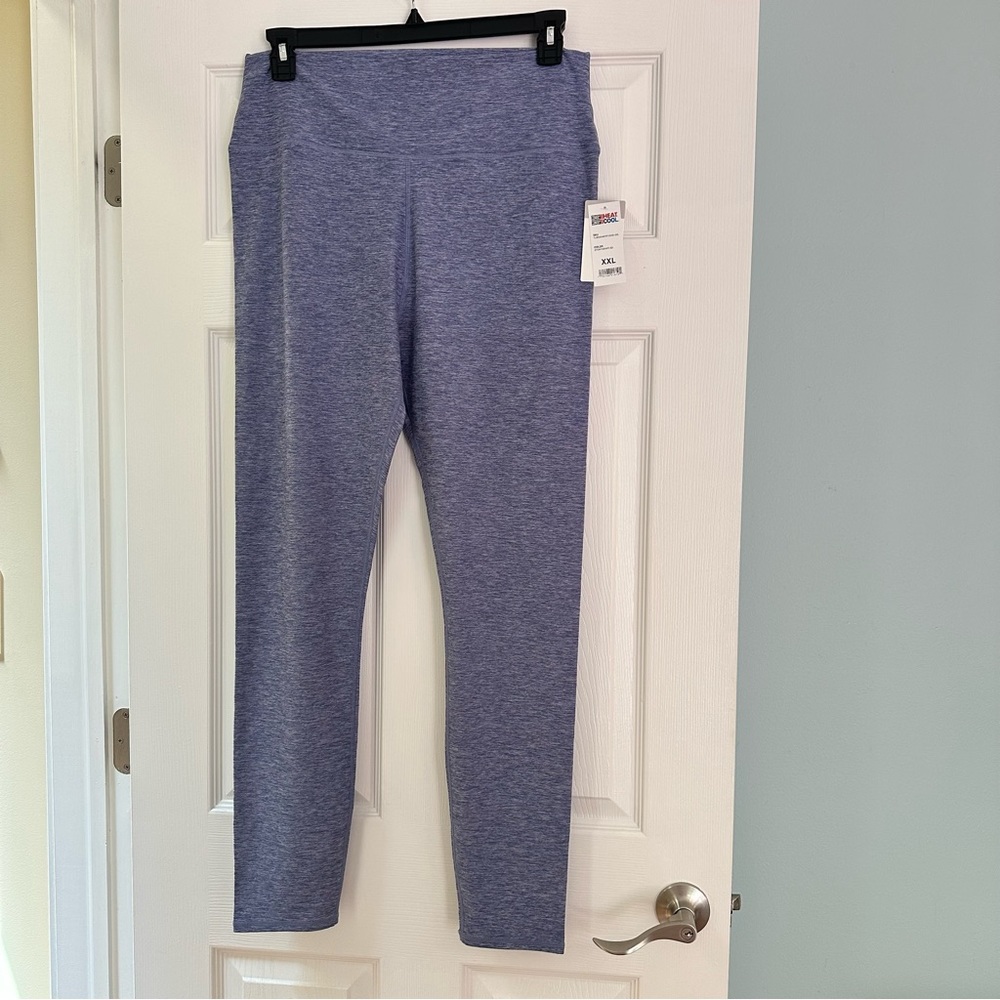 NWT XXL leggings in heather blue